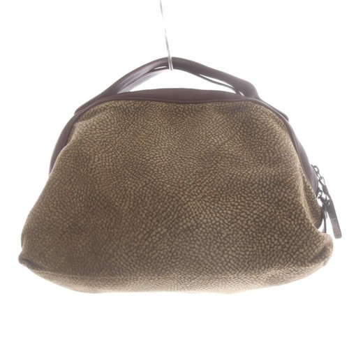 Borbonese handbag suede - borbonese,