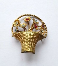 VECCHIA  SPILLA CESTINO  FIORI