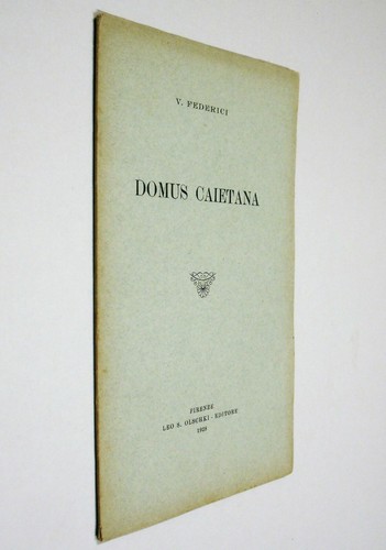Federici domus caietana - federici,