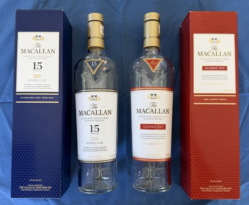 Empty bottle box macallan 15 - bottle,