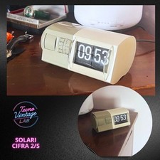 OROLOGIO SVEGLIA Solari Udine Italy MOD. CIFRA 2/S  (FLIP CLOCK)