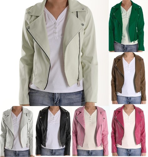 Giacca ecopelle donna - giacca,
