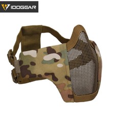 Maschera softair IDOGEAR maschera paintball maglia mezza faccia maschera attrezzatura tattica militare