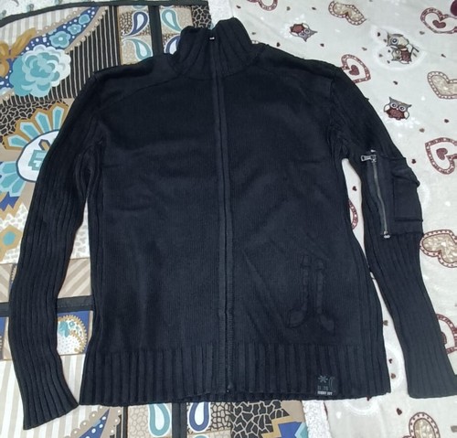 Maglione con zip lunga - , lana