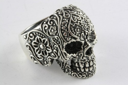 Anello teschio biker - anello,