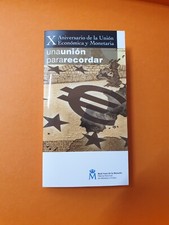 2 EURO + 12 euro Spagna - Spanien - España 2009 BU 10 ANNI EURO  EMU in folder