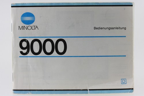 Minolta 9000 manuale - , di