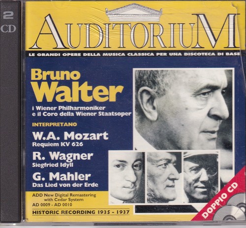 Mozart wagner mahler bruno - mozart, cd