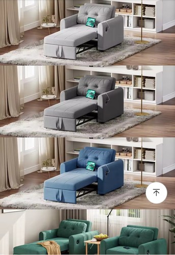Sedia letto 1 - 3, in