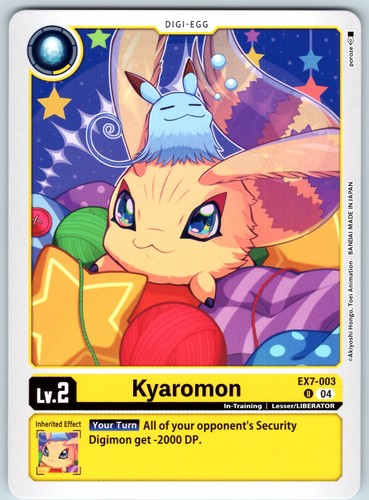 Kyaromon uncommon digimon - kyaromon,
