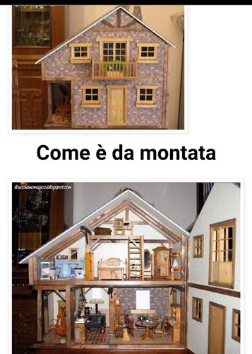 Casa delle bambole agostini - casa,