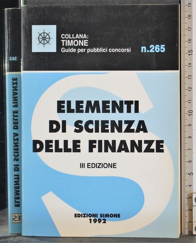 Elementi scienza delle - di,