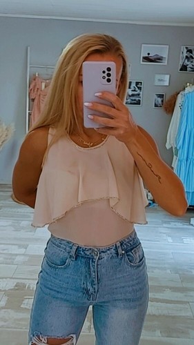 Nuovo donna spalline top - donna, con