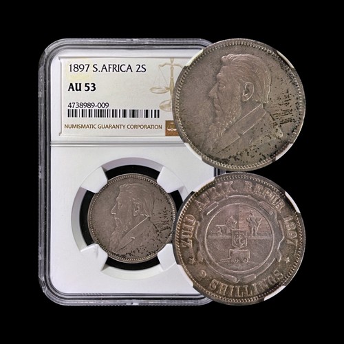 Sudafrica 1897 2 scellini - sudafrica.,