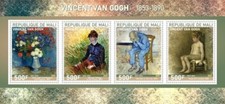 Stamps Vincent van Gogh  1+1