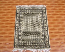 2x3 Geometric Hand knotted Rug
