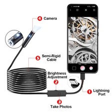 Endoscopio luce impermeabile