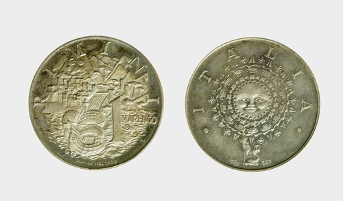 S831 medaglia argento - medaglia,
