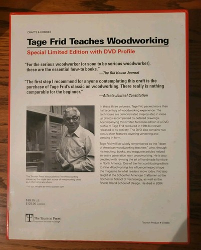Tage frid teaches woodworking - tage,