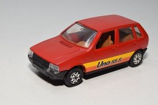 B74 1:43 MEBETOYS HOTWHEELS MATTEL FIAT UNO 55S 55 S RED EXC. COND