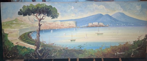 Dipinto olio cartone - ad, su