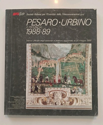 Elenco telefonico sip pesaro - telefonico,