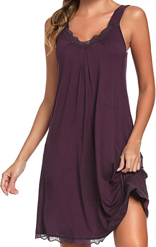Camicia notte donna cotone - camicia,