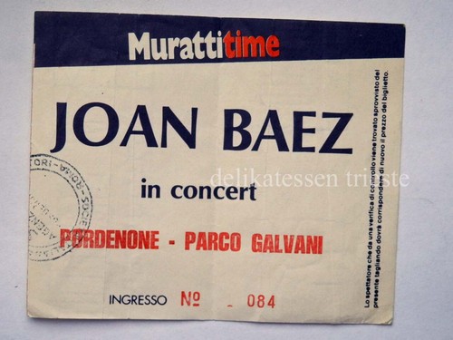 Joan baez pordenone 1985 - joan,