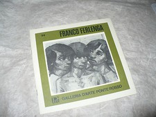 PONTE ROSSO GALLERIA D'ARTE N.24 FRANCO FERLENGA CATALOGO MOSTRA PERSONALE 1976