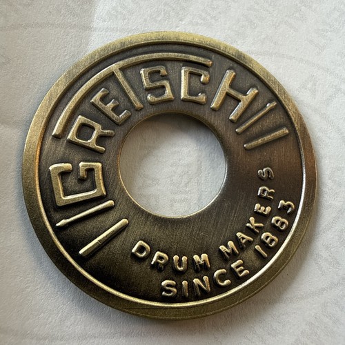 Distintivo tondo gretsch - gretsch, anni