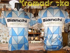 Maglia ciclismo Bianchi Centenario 1985 Castelli vintage cyclism shirt rare