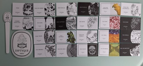 Diptyque lot cartes à - lot,