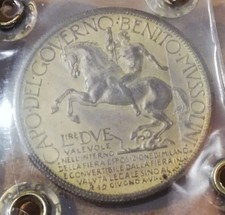 BUONO DA 2 LIRE 1928 - FDC