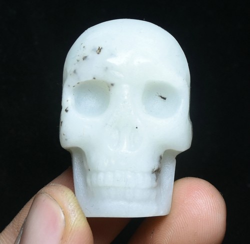 4cm natural white jade - natural,