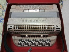 fisarmonica 120 bassi cromatica C-griff biancoperla