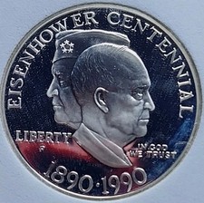 1990-P Eisenhower dollaro