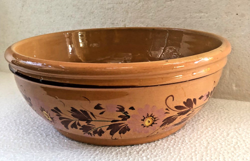 Ciotola terracotta smaltata - terracotta,