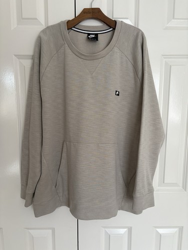 Maglione felpa uomo beige nike - maglione,