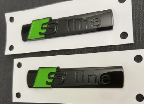 Nero verde emblema line - nero/verde,