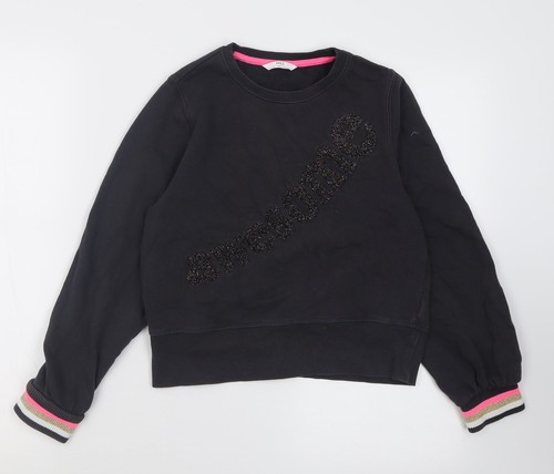 Felpa nera misto - , cotone