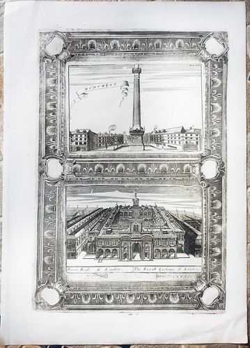 Stampa antica coronelli londra - stampa,
