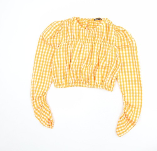 Blusa donna zara arancione - blusa,