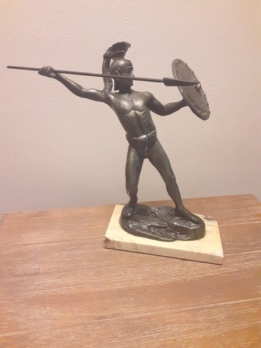 Statua vintage romana soilder - romana,