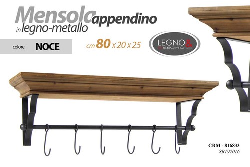Mensola apendino parete - mensola,