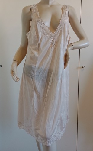 Vintage sottoveste nylon beige - vintage,