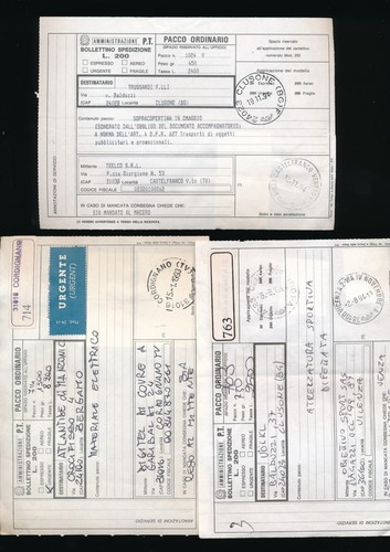 Storia postale 1989 lotto - storia, 1989/92