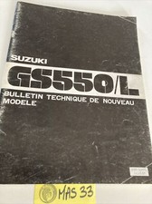 Suzuki GS550 GS550L T 1980 550 GL supplément manuel revue technique moto atelier