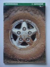 LAND ROVER DEFENDER 90 110 130 orig 1996 Regno Unito Mkt Accessori Brochure