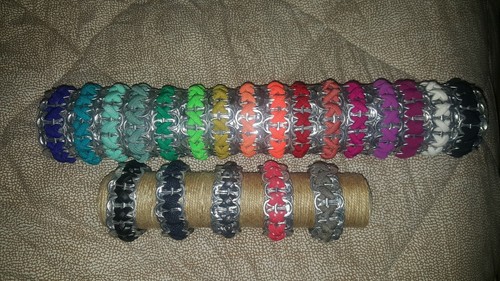 Bracciale linguette lattina - linguette,