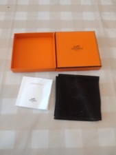Hermes Bracelet box Scatola Bracciale  Con sacchetto In Velluto 